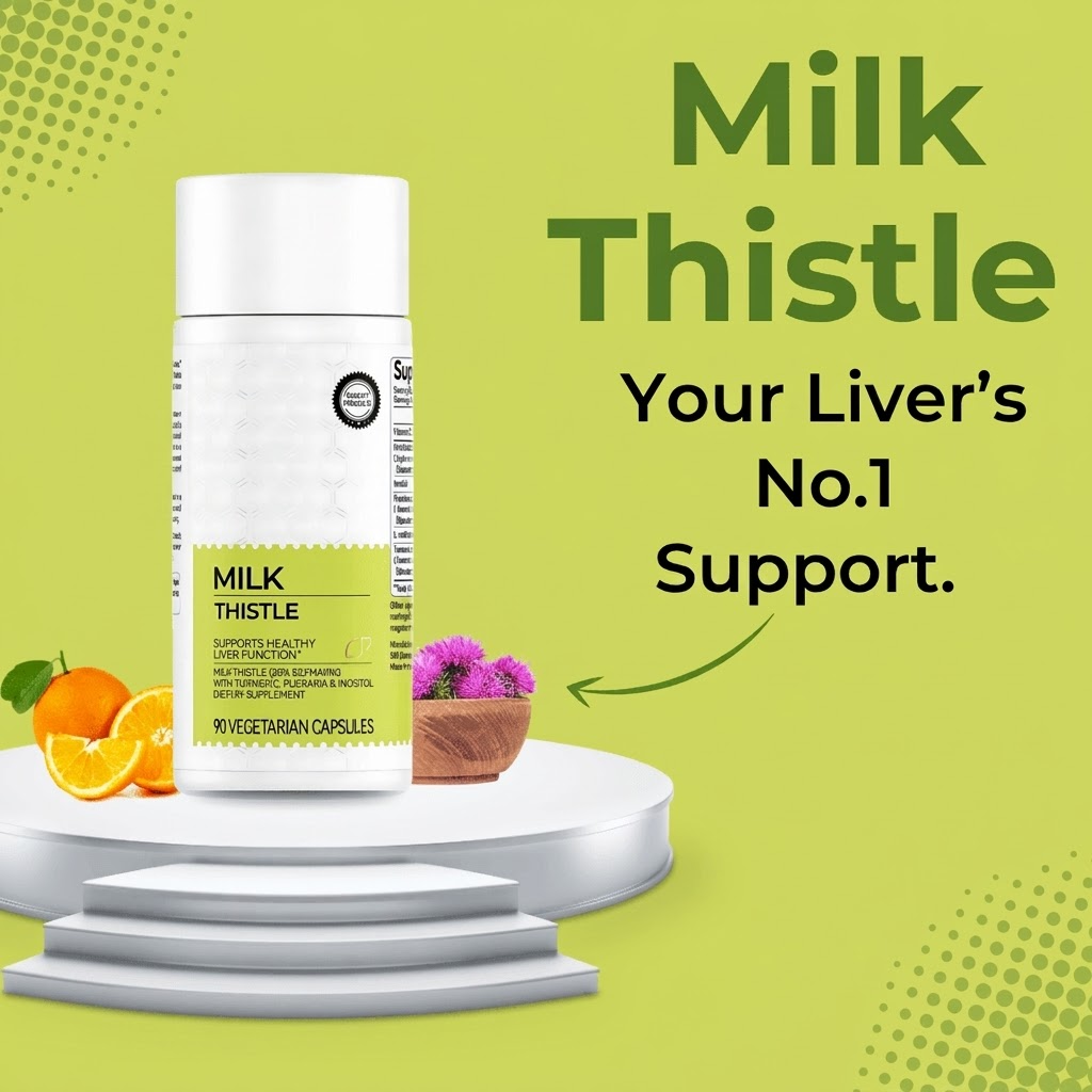 Cleanse Your Liver. Elevate Your Health — with NaturePrimeLabs™ Milk Thistle.