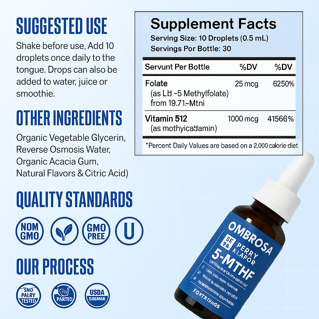 Ombrosa™ NeuroDrops™ – Fast-Acting Cognitive Support in Every Drop