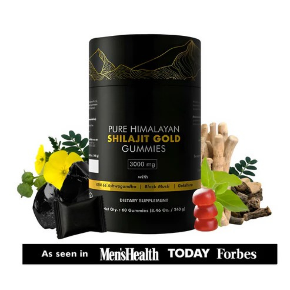 NaturePrimeLabs™-Pure Himalayan Shilajit Gold Gummies